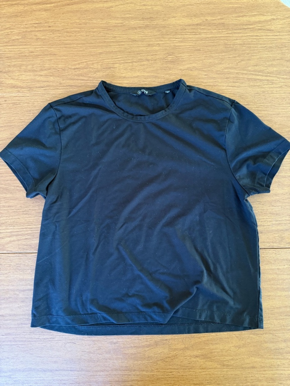 Cuts Clothing Black Short Sleeve Crew Tee